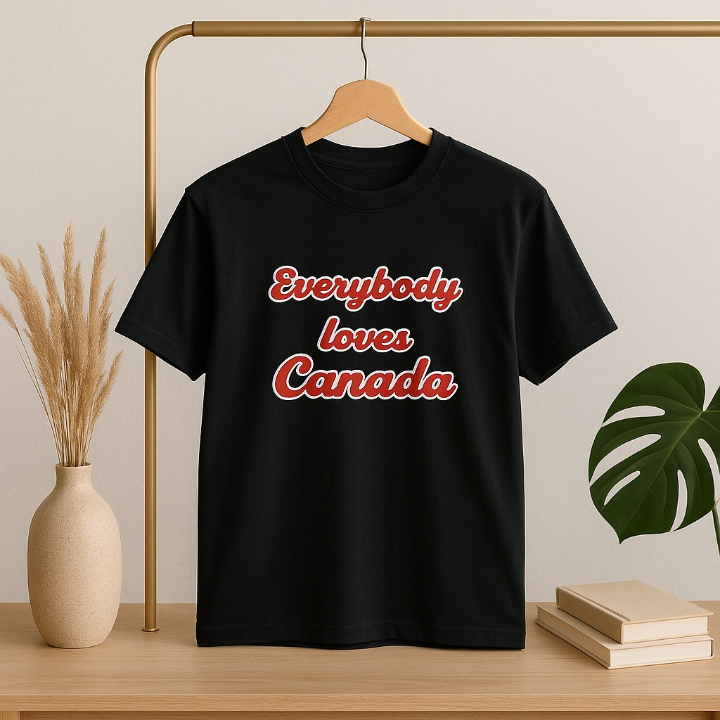 Everybody Loves Canada T-Shirt (Black)