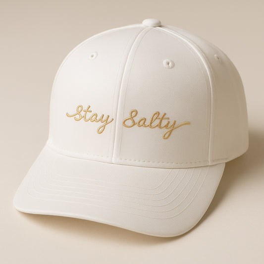 Stay Salty Cap (White)