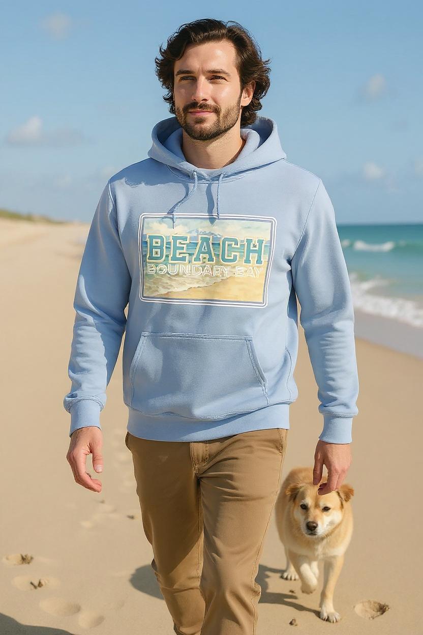 Boundary Bay Hoodie Light Blue