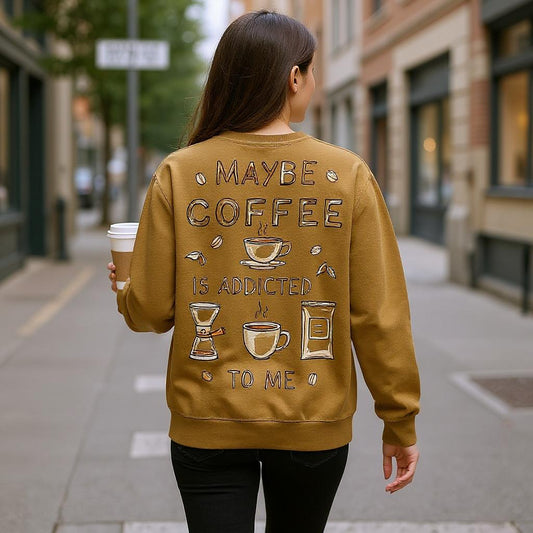 Coffee Addict Crew Sweatshirt