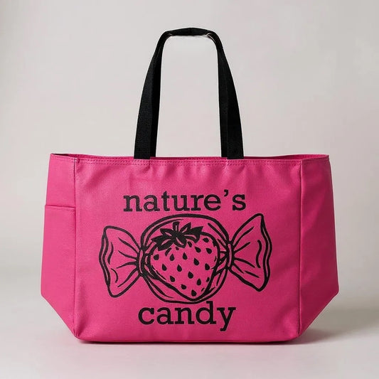 Nature's Candy Grocery Tote Bag